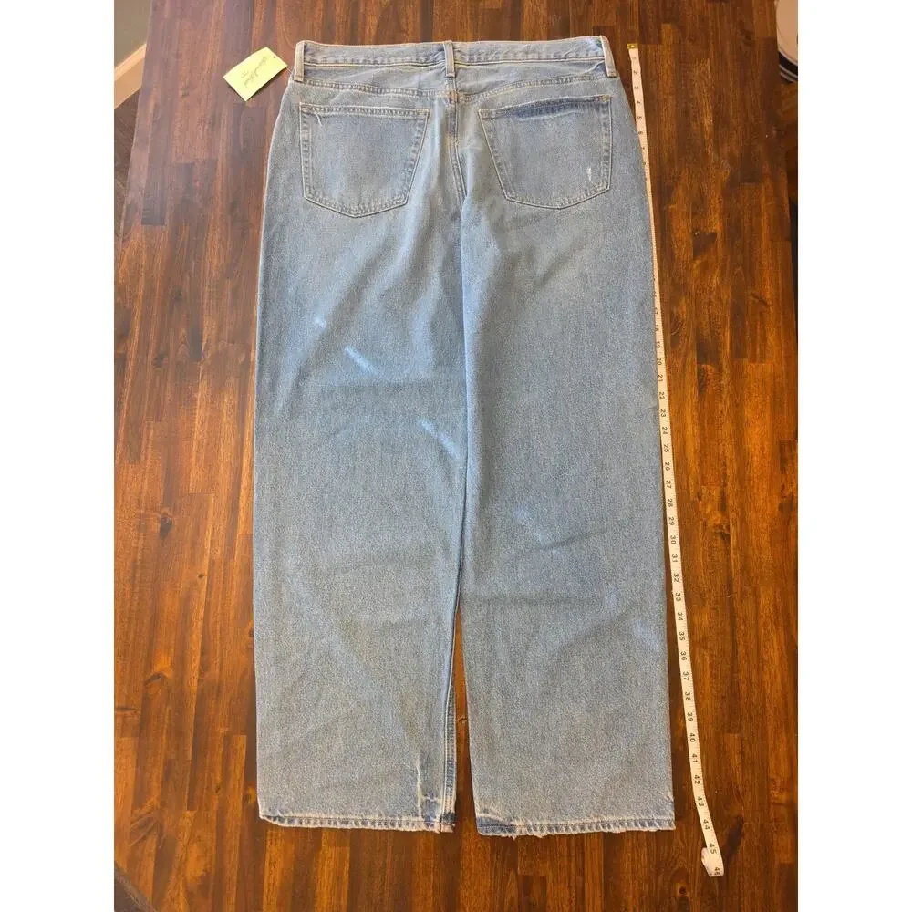 Universal Thread Women's Mid-Rise Baggy Classic 90's Vintage Straight🆕SZ 14 - Picture 6 of 9